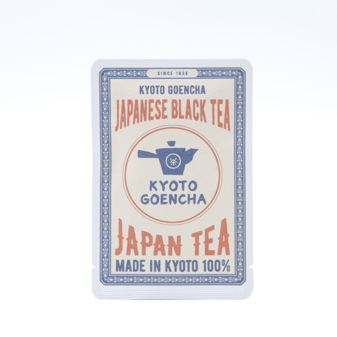 ハガキ仕様の京和紅茶ノベルティ